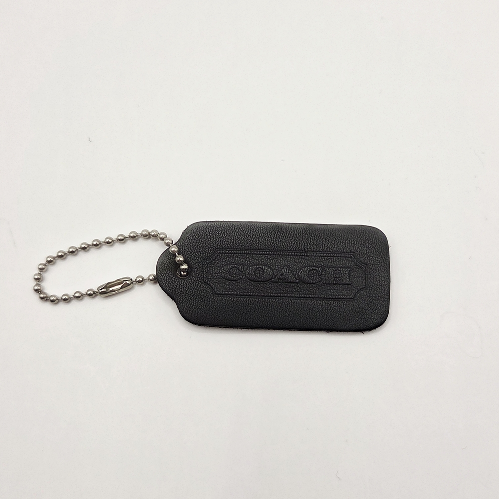 Coach Vintage Hangtag Black 2.25"